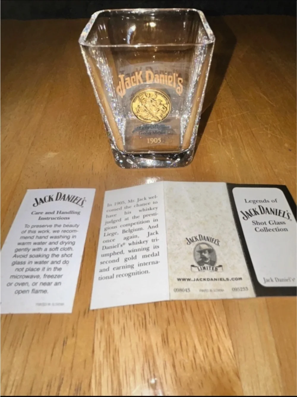 Vintage Legends of Jack Daniels 18-Shot Glass Collection